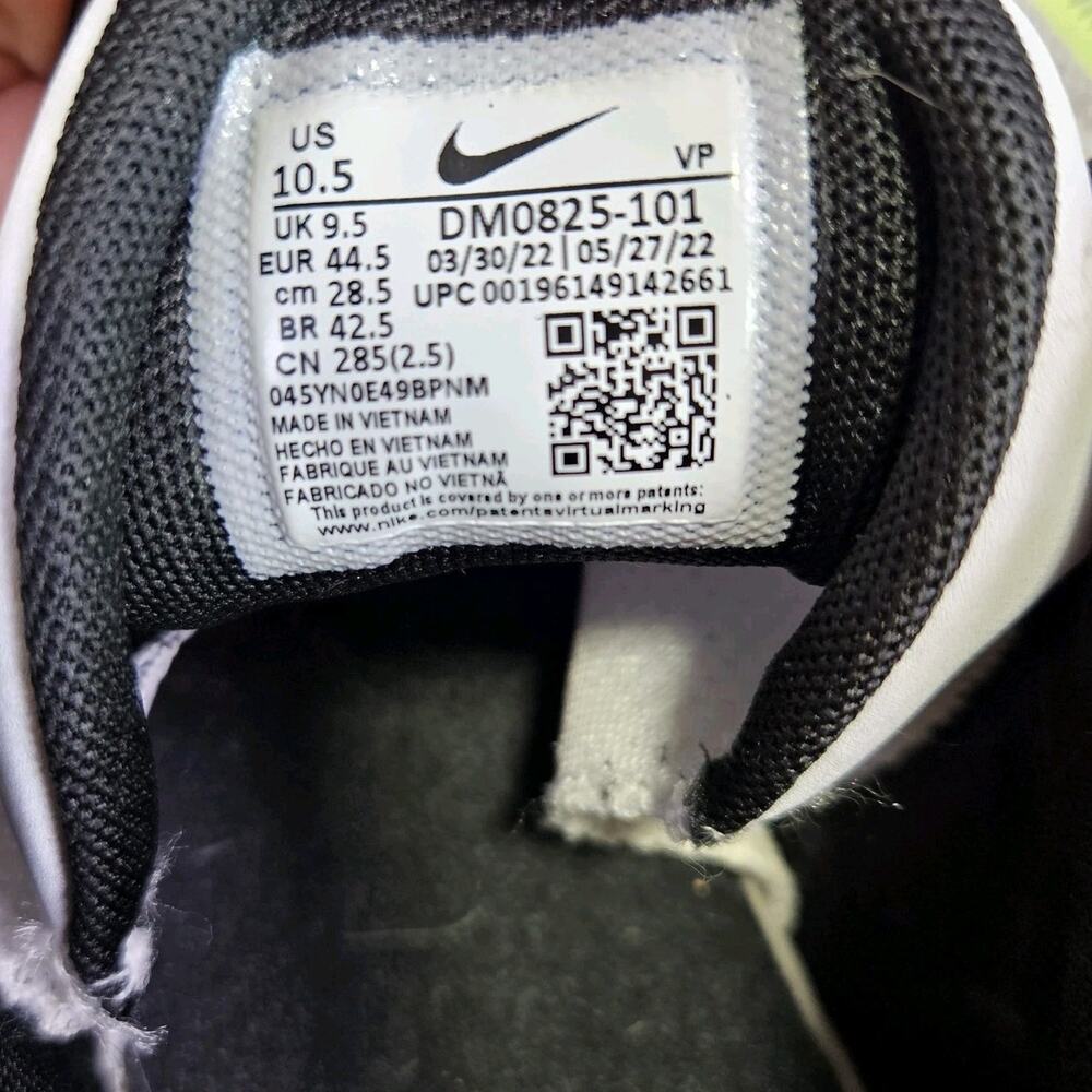 Nike Mens 10.5 Giannis Immortality 2 Shoes White Black Volt DM0825-101 Sneaker - Picture 15 of 16